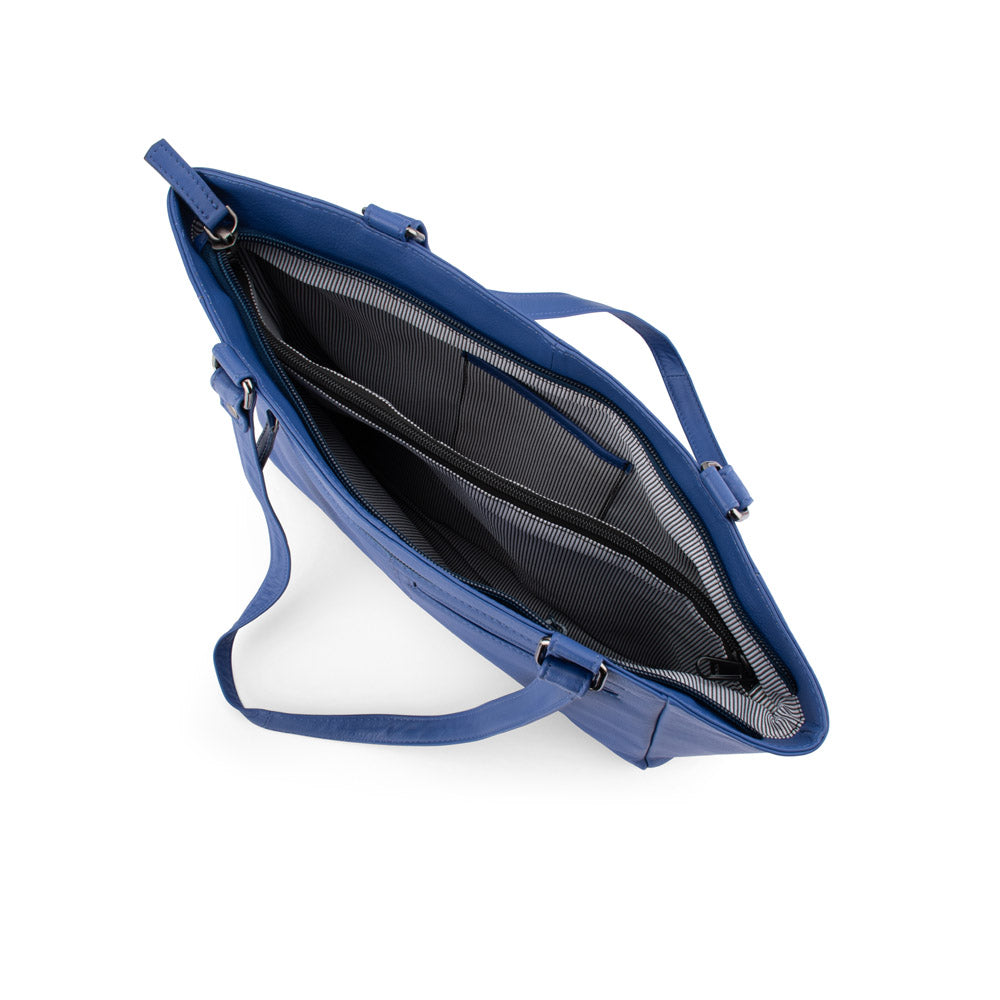 Franco Bonini - 24-006 Leather Tote Bag - Blue