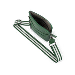 Franco Bonini - 24-008 Leather sling bag w webbing strap - Dark Green