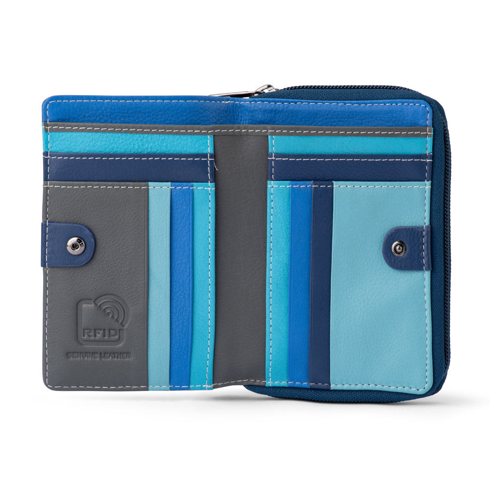 Franco Bonini - Ladies Wallet - 24-03 - Blue Multi