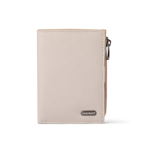 Franco Bonini - Half Zip Coin Card Wallet - 24-06 Bone Multi