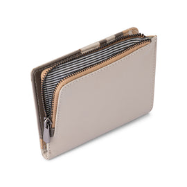 Franco Bonini - Half Zip Coin Card Wallet - 24-06 Bone Multi - 0