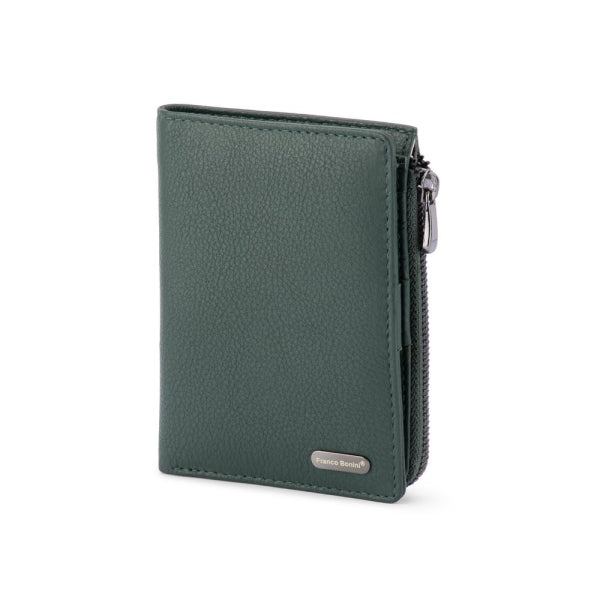 Franco Bonini - Half Zip Coin Card Wallet - 24-06 Bottle Green