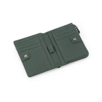 Franco Bonini - Half Zip Coin Card Wallet - 24-06 Bottle Green