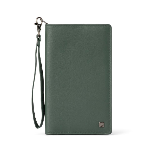 Franco Bonini - 24-07 Scudo Family Passport Doc Wallet - Bottle Green