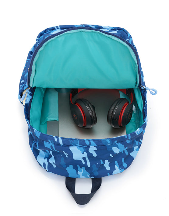 Tosca - TCA948 Camo Kids backpack - Navy-4