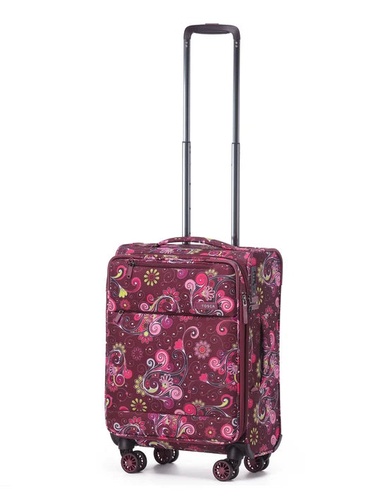 Tosca - SO LITE AIR5055 54cm Cabin Spinner - Wine Paisley