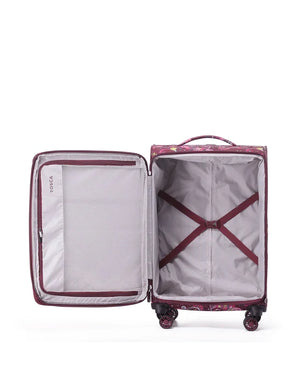 Tosca - SO LITE AIR5055 3 Suitcase Set 54+67+79cm - Wine Paisley