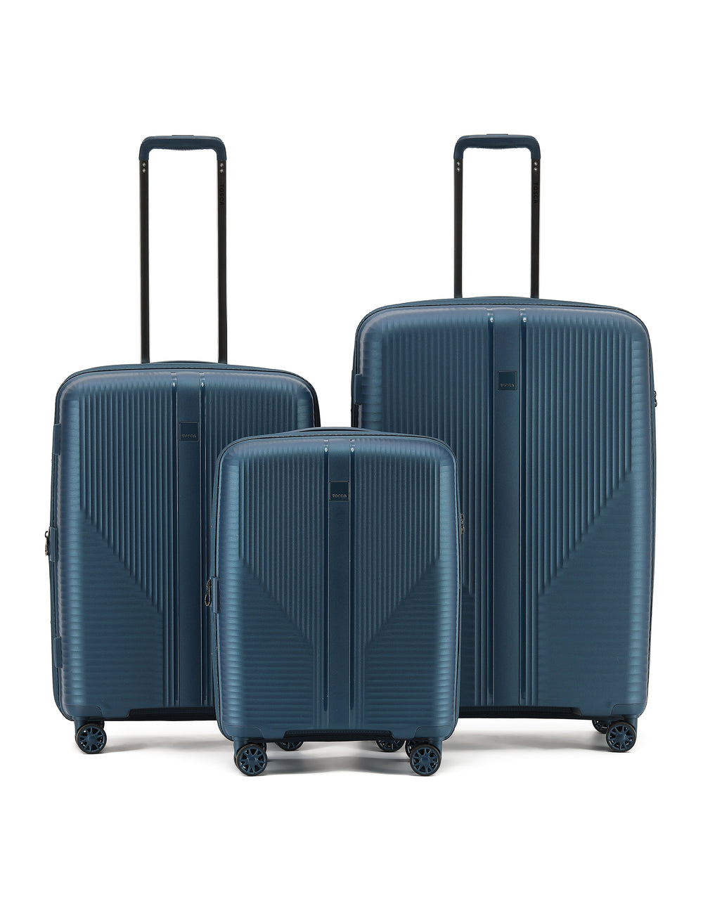 Tosca - F-lite Set of 3 Suitcaases (54-65-77cm) - Navy