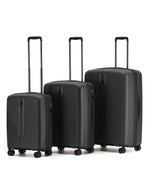 Tosca - F-lite Set of 3 Suitcaases (54-65-77cm) - Black