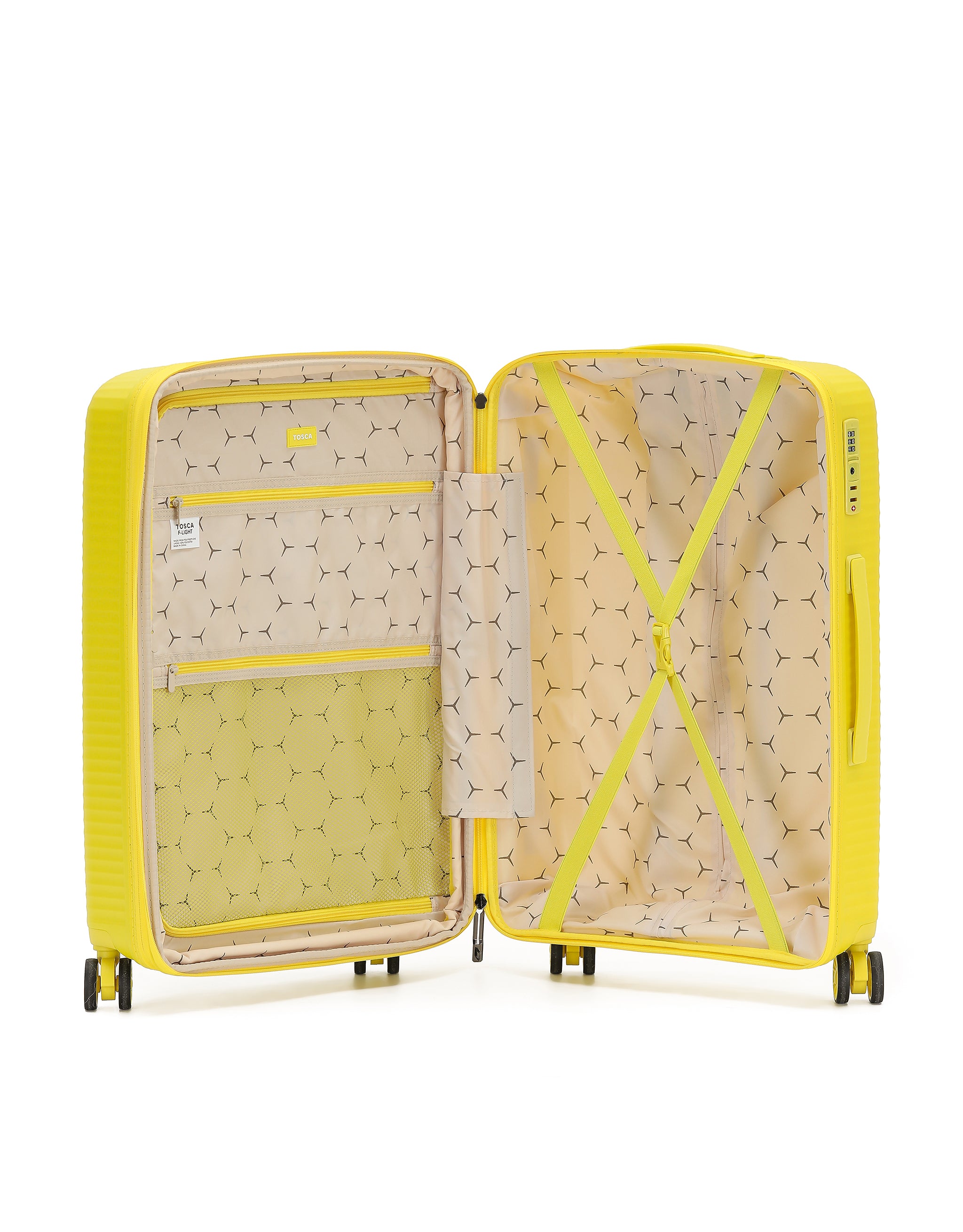 TOSCA F-LITE 77CM TROLLEY CASE- YELLOW