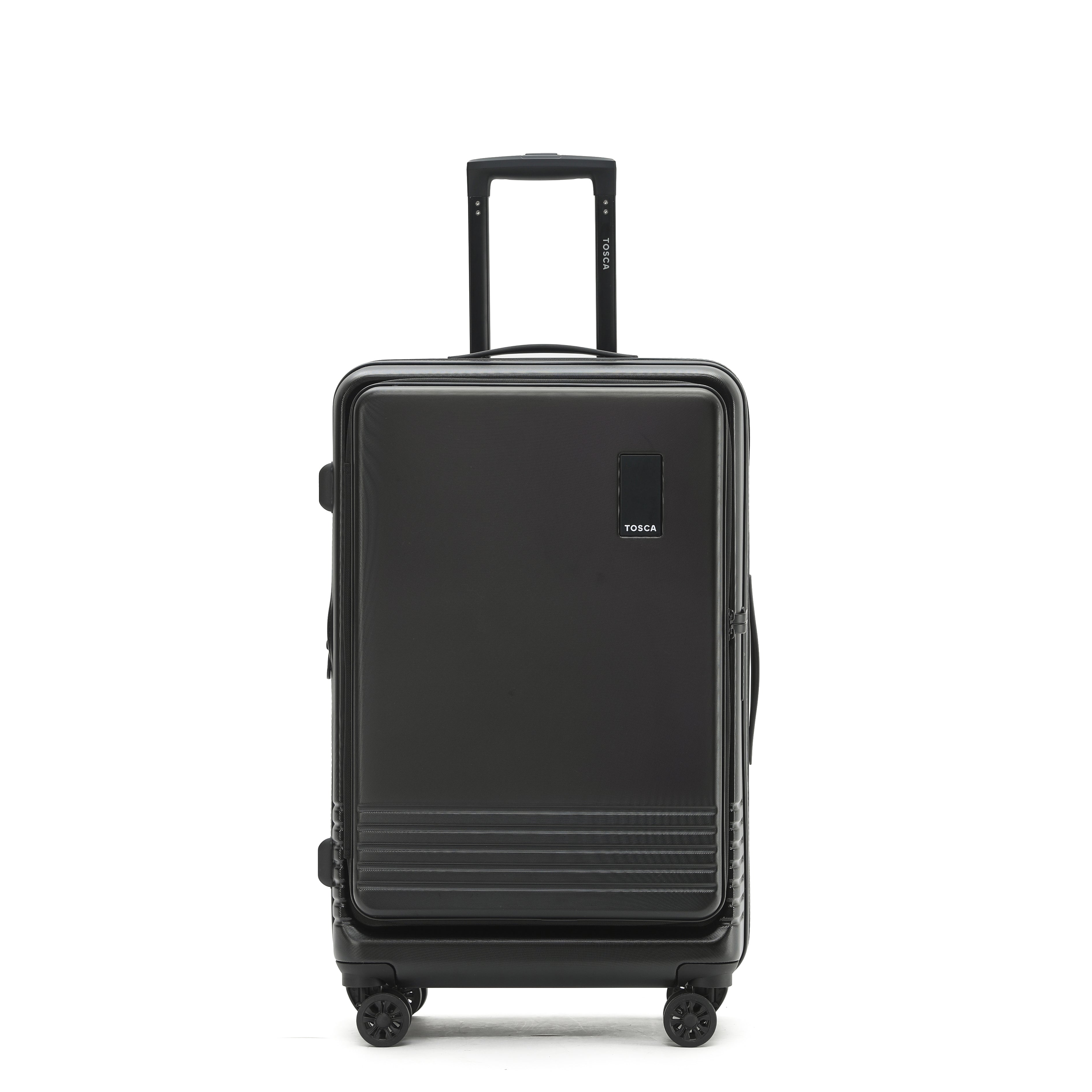 Tosca - TCA644 Horizon Front lid opening Set of 3 suitcases - Black-5