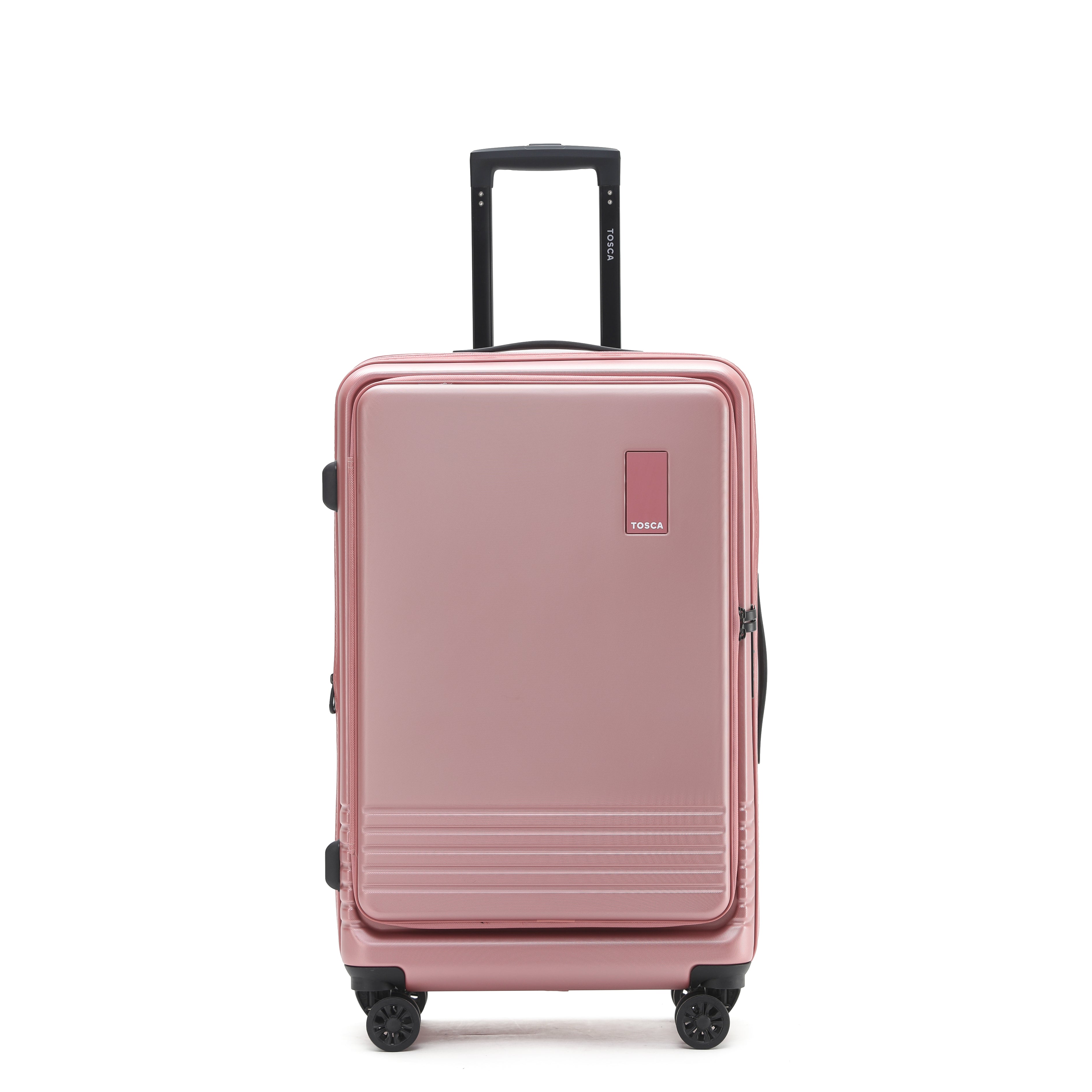 Tosca - TCA644 Horizon Front lid opening Set of 3 suitcases - Dusty Rose