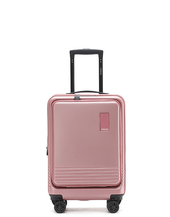 Tosca - TCA644 20in Small Horizon laptop overnight Spinner - Dusty Rose