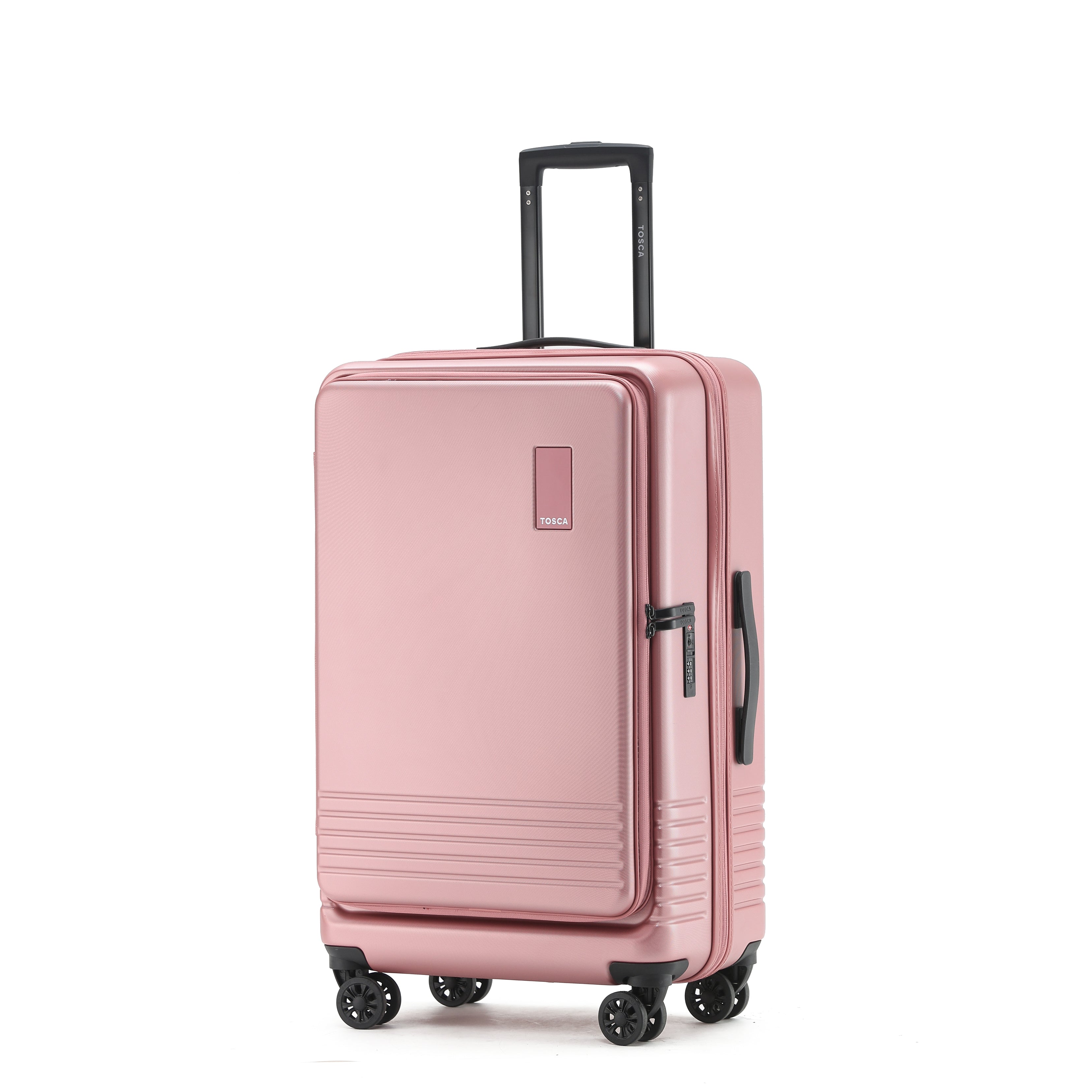 Tosca - TCA644 Horizon Front lid opening Set of 3 suitcases - Dusty Rose-8