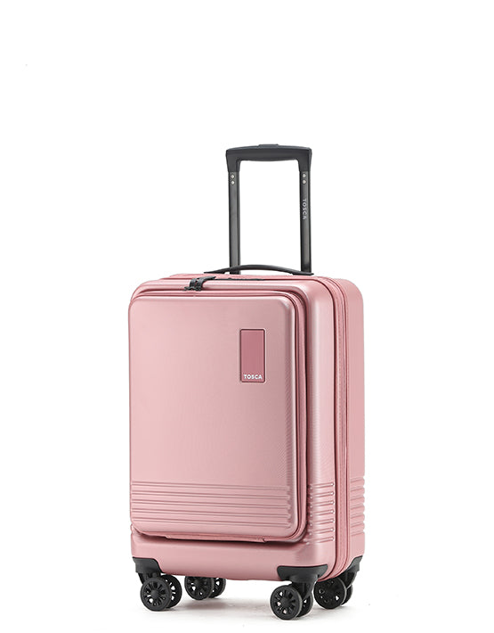 Tosca - TCA644 20in Small Horizon laptop overnight Spinner - Dusty Rose-2