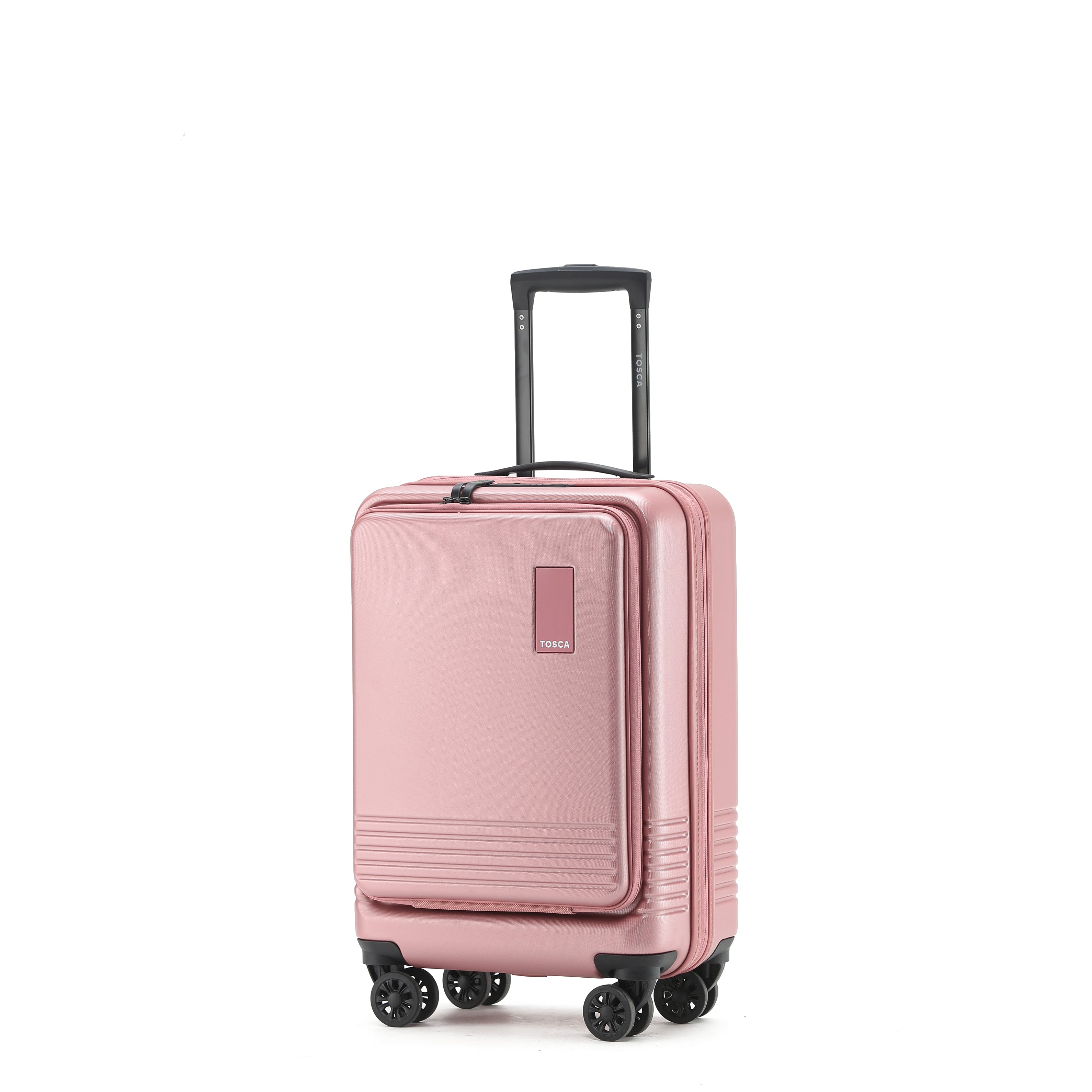 Tosca - TCA644 Horizon Front lid opening Set of 3 suitcases - Dusty Rose