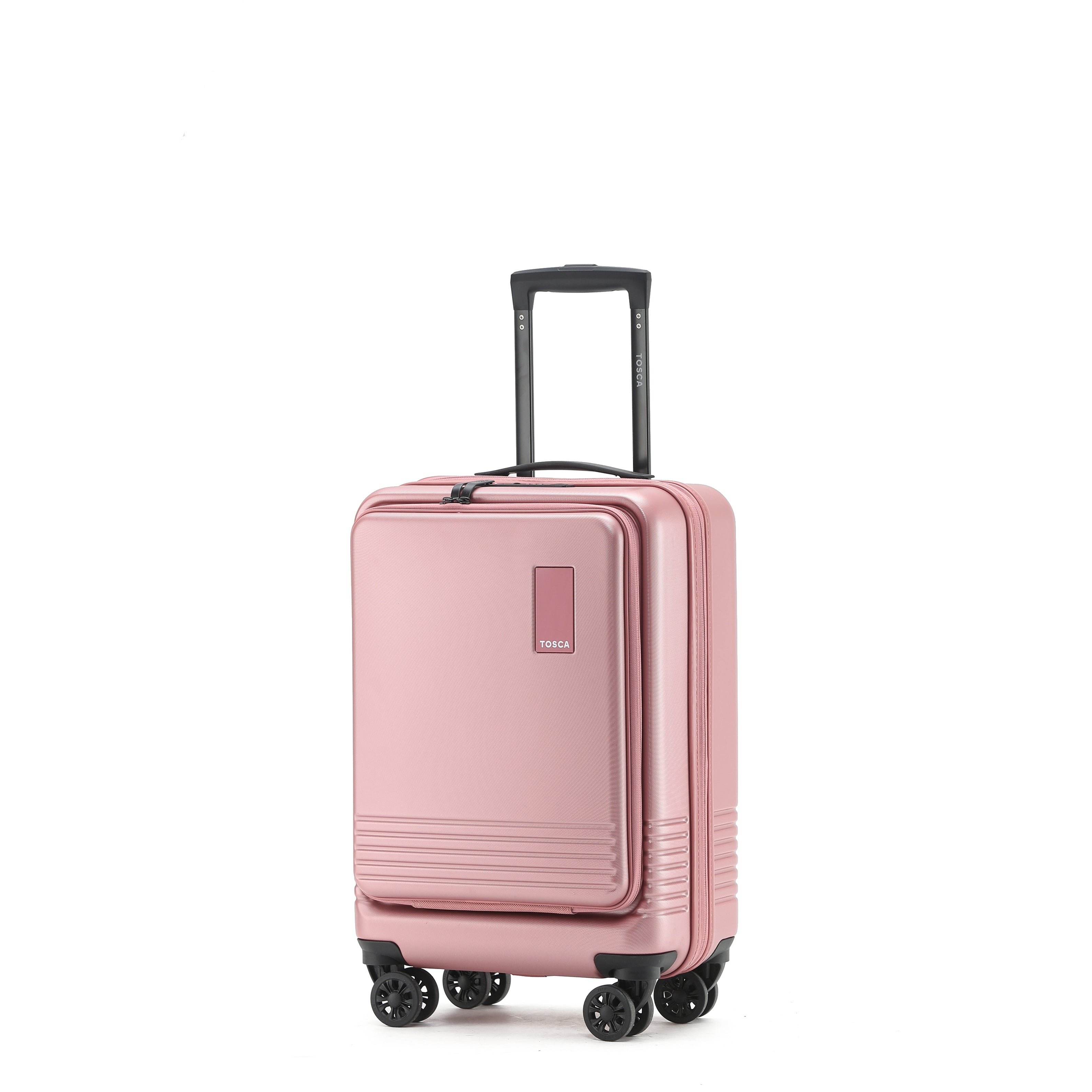 Tosca - TCA644 Horizon Front lid opening Set of 3 suitcases - Dusty Rose-9