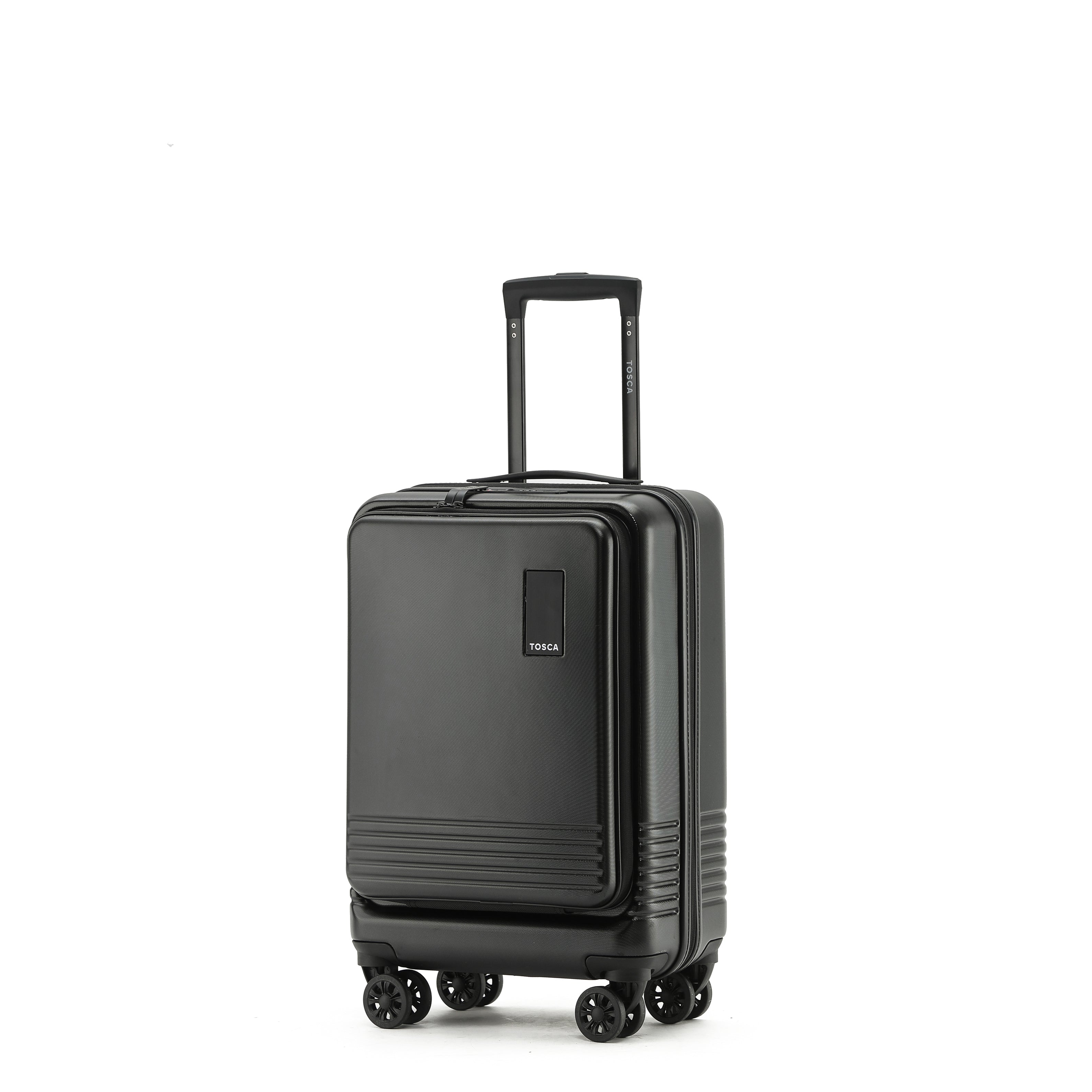 Tosca - TCA644 Horizon Front lid opening Set of 3 suitcases - Black