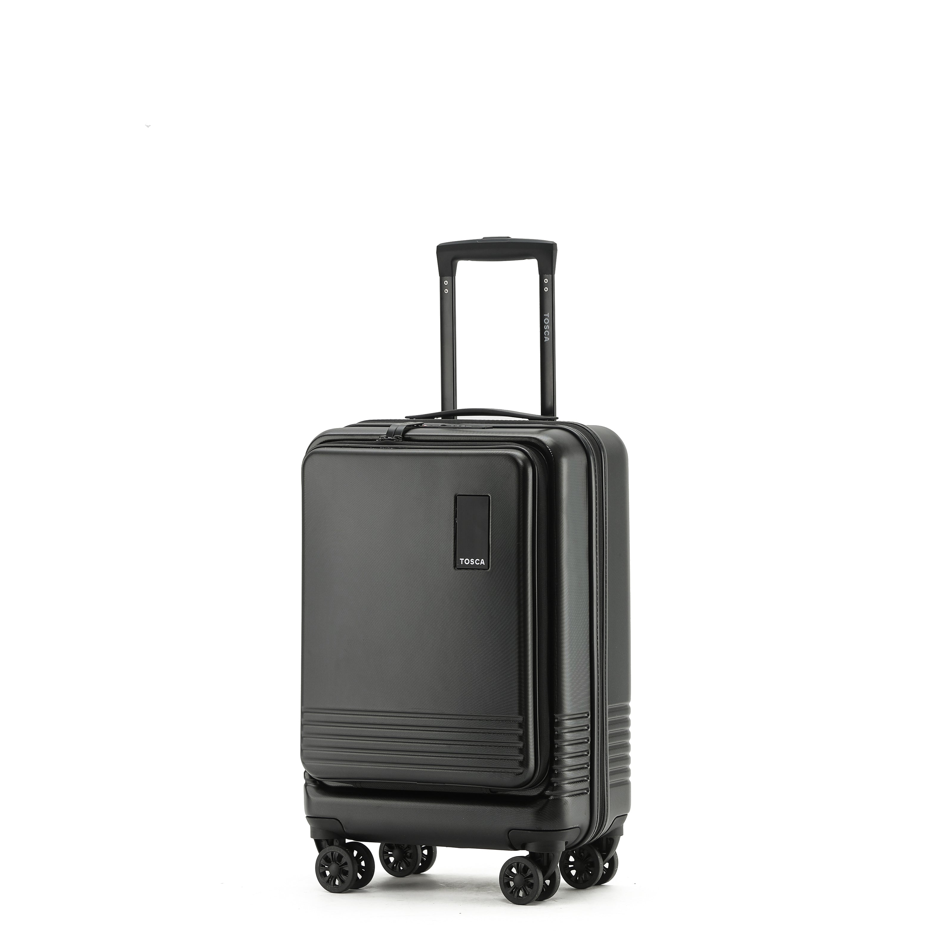 Tosca - TCA644 Horizon Front lid opening Set of 3 suitcases - Black-9