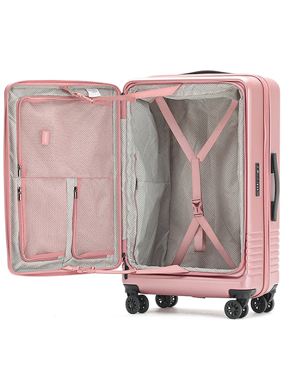 Tosca - TCA644 20in Small Horizon laptop overnight Spinner - Dusty Rose-3