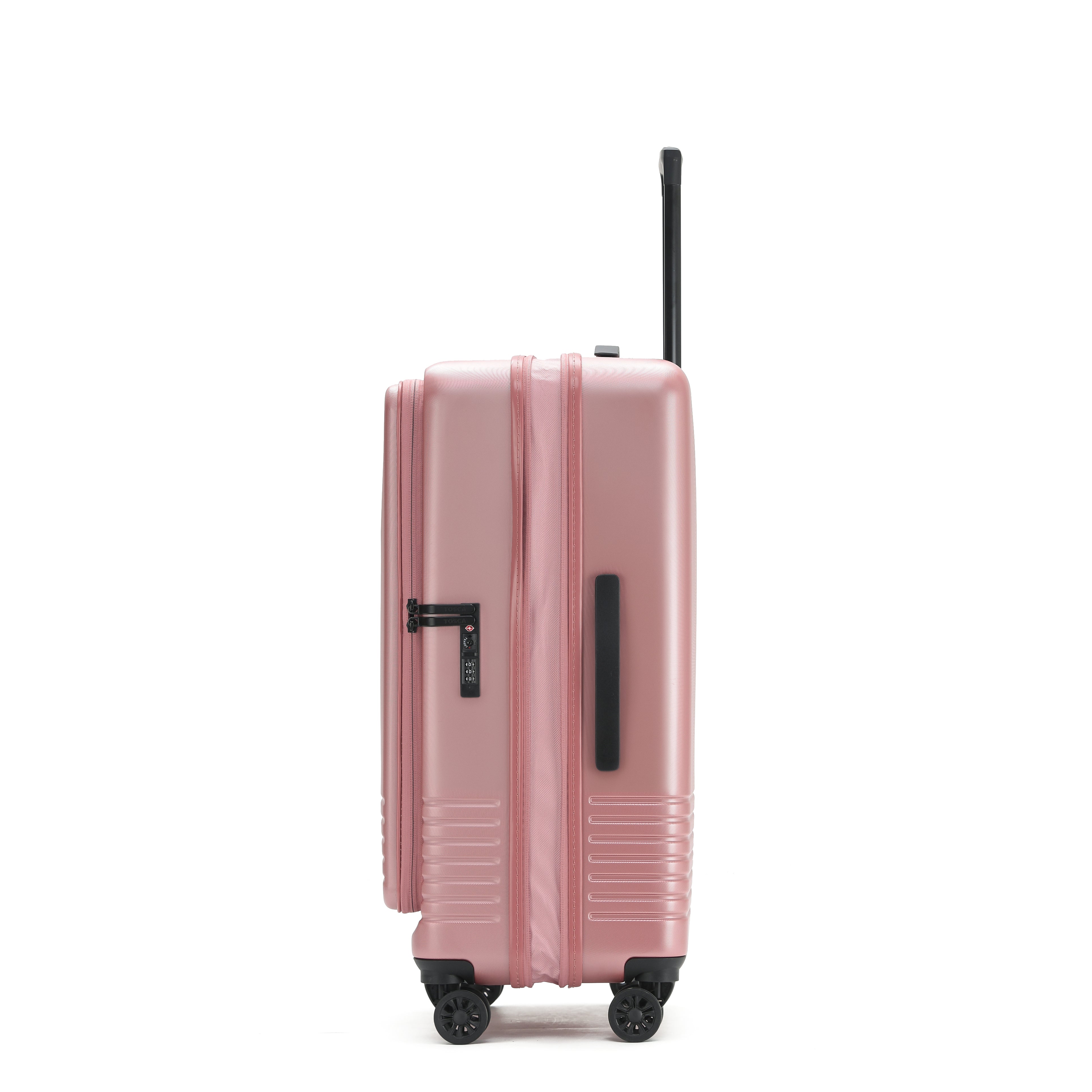 Tosca - TCA644 Horizon Front lid opening Set of 3 suitcases - Dusty Rose-11