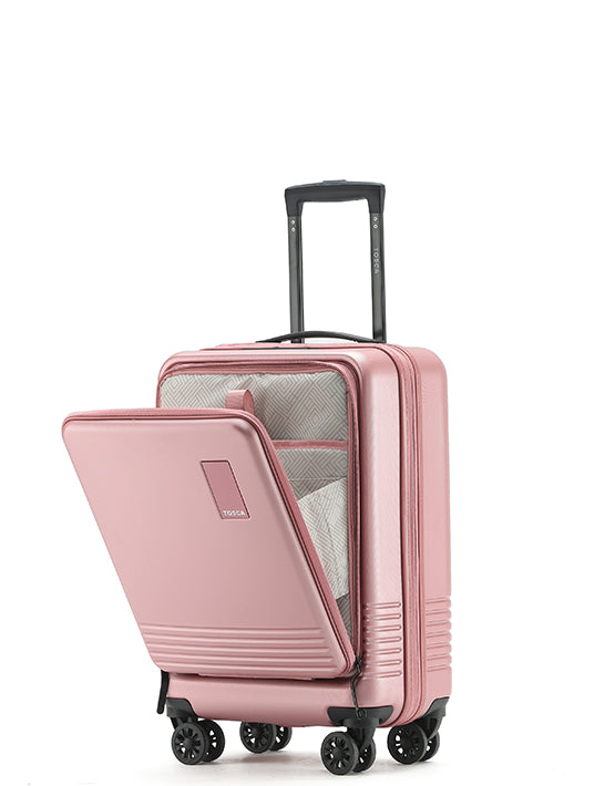 Tosca - TCA644 20in Small Horizon laptop overnight Spinner - Dusty Rose-5