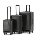 Tosca - TCA644 Horizon Front lid opening Set of 3 suitcases - Black