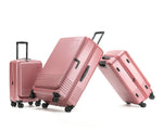 Tosca - TCA644 Horizon Front lid opening Set of 3 suitcases - Dusty Rose