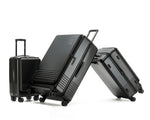 Tosca - TCA644 Horizon Front lid opening Set of 3 suitcases - Black