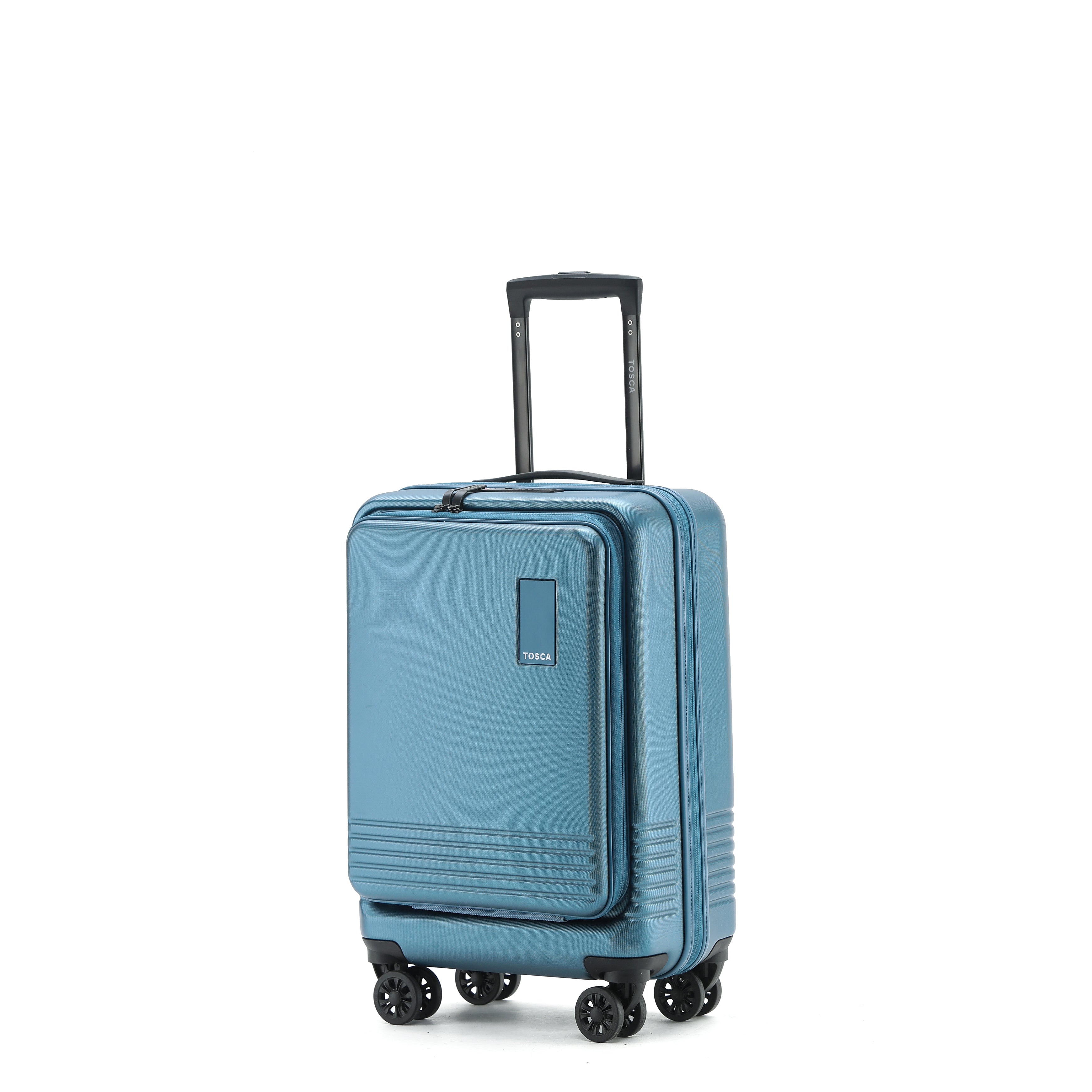 Tosca - TCA644 Horizon Front lid opening Set of 3 suitcases - Blue-9