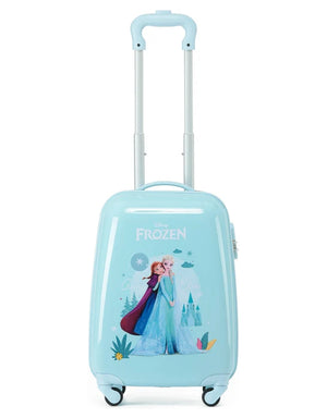 Disney - Frozen DIS420 17in 4 Wheel Kids Trolley Case - Light Blue