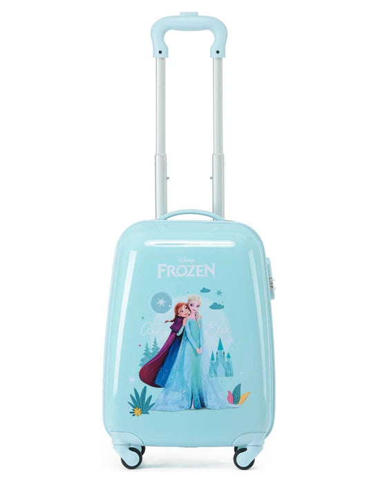 Disney - Frozen DIS420 17in 4 Wheel Kids Trolley Case - Light Blue