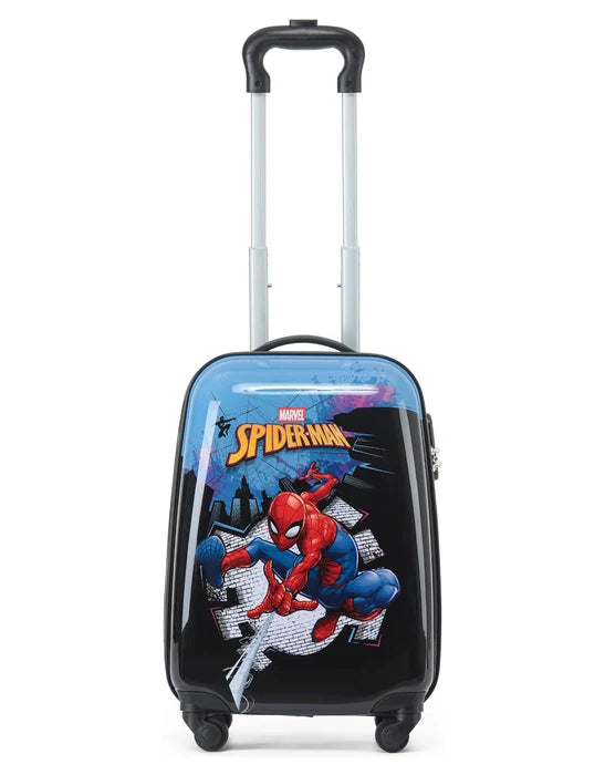 Marvel - Spider-Man MAR410 17in 4 Wheel Kids Trolley Case - Black