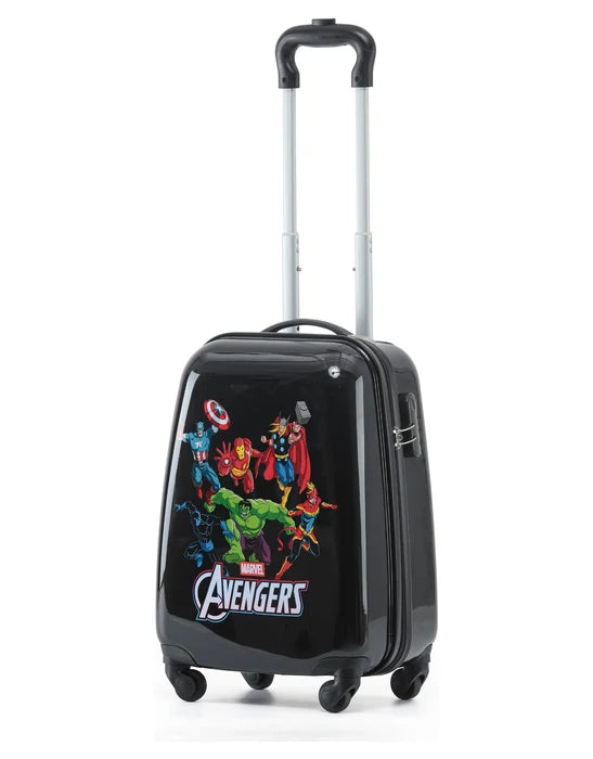 Marvel - Avengers MAR411 17in 4 Wheel Kids Trolley Case - Black
