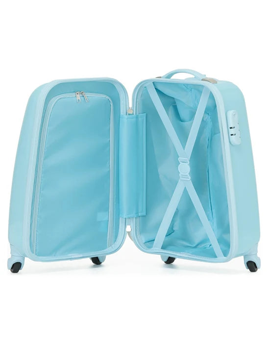 Disney - Frozen DIS420 17in 4 Wheel Kids Trolley Case - Light Blue