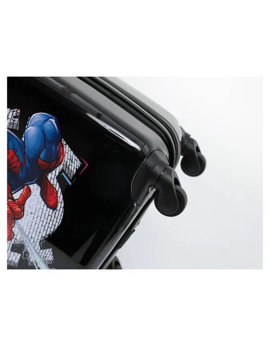 Marvel - Spider-Man MAR410 17in 4 Wheel Kids Trolley Case - Black
