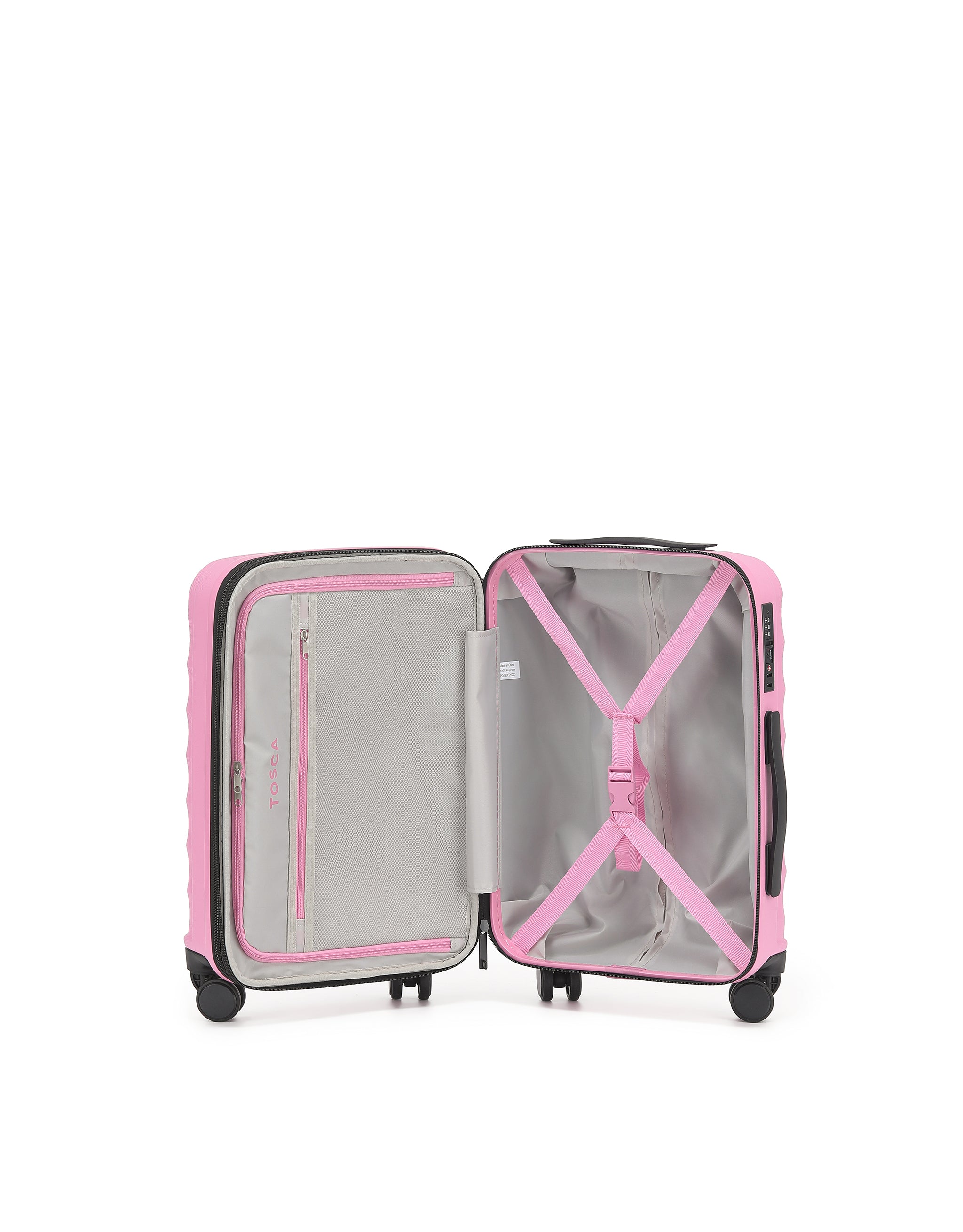 Tosca - Interstellar 2.0 20in Small On board Spinner Suitcase - Fuchsia