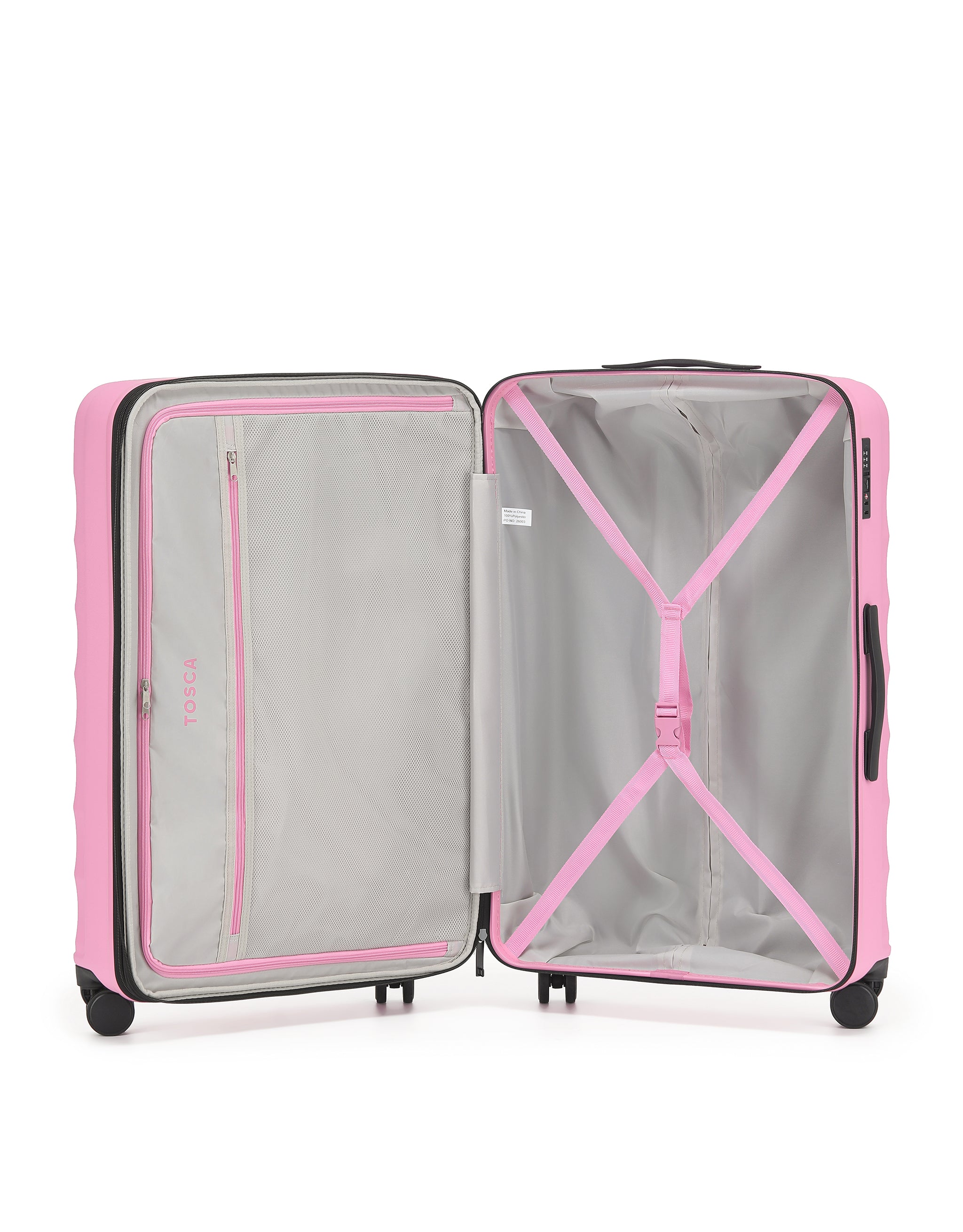 Tosca - Interstellar 2.0 30in Large Spinner Suitcase - Fuchsia