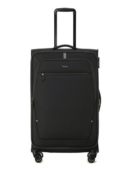 TOSCA Luna Lite 77cm Soft Large Suitcase - BLACK