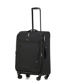 TOSCA Luna Lite 65cm Soft Medium Suitcase - BLACK - 0