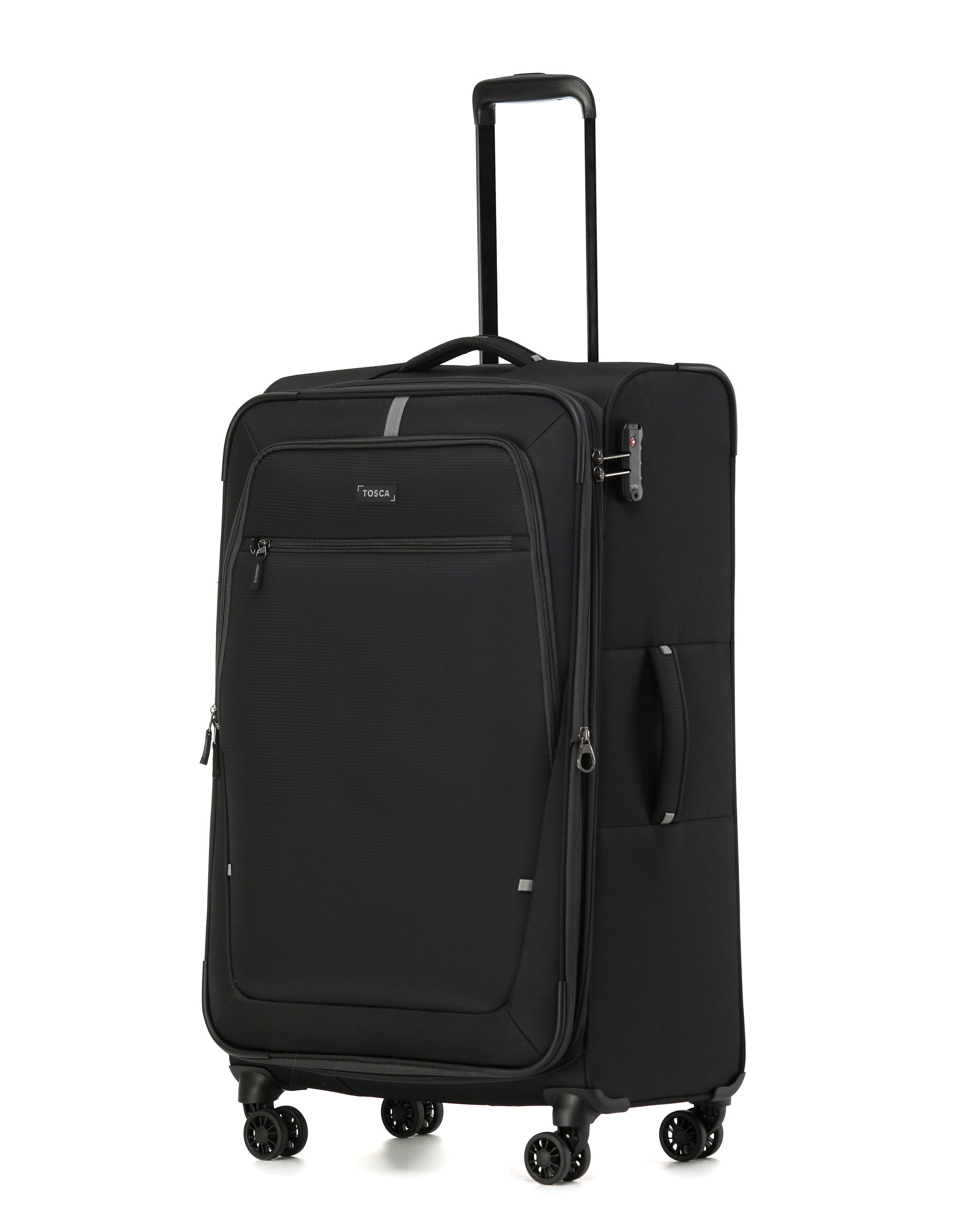 TOSCA Luna Lite 77cm Soft Large Suitcase - BLACK