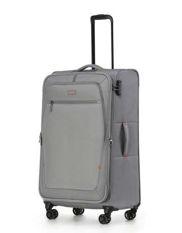 TOSCA Luna Lite 77cm Soft Large Suitcase - Grey - 0