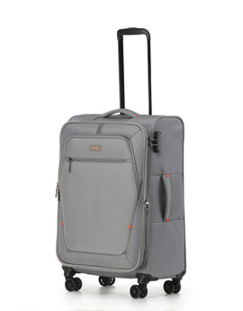 TOSCA Luna Lite 65cm Soft Medium Suitcase - Grey - 0