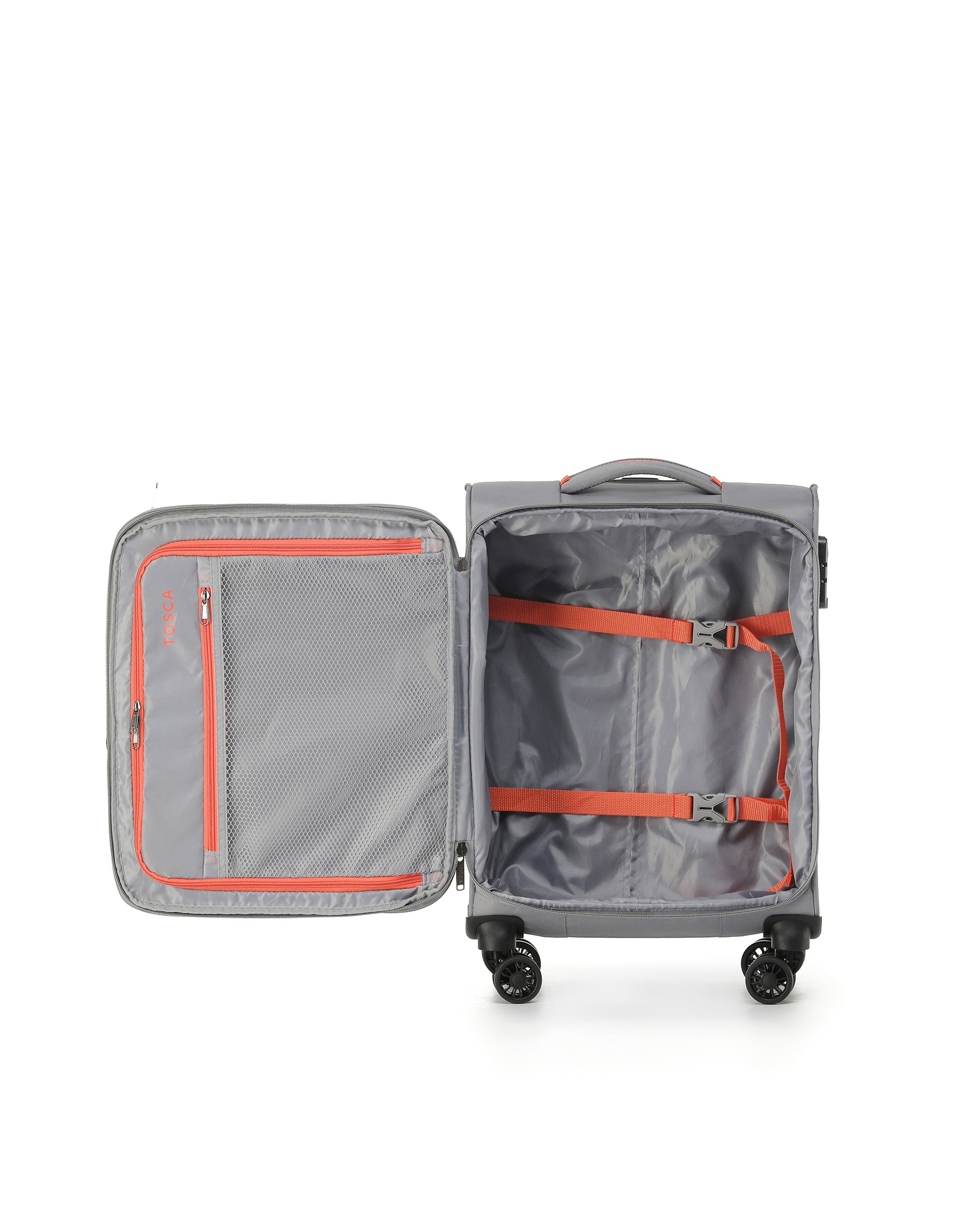 TOSCA Luna Lite 52CM Soft Small carry on - Grey