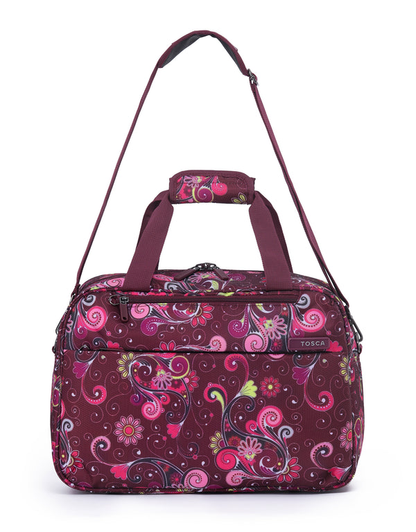 Tosca - SO LITE AIR5055 3 Piece Bundle 54+67cm+Tote - Wine Paisley