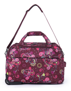 Tosca - SO LITE AIR5055 Onboard Tote - Wine Paisley