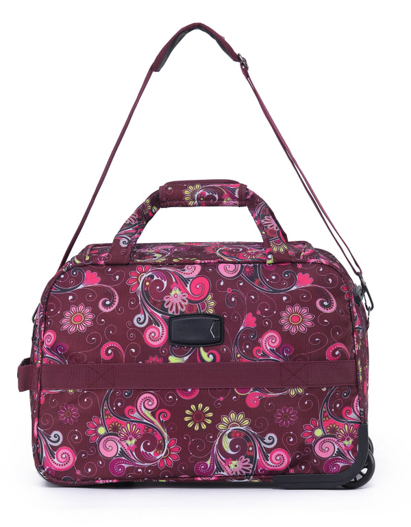 Tosca - SO LITE AIR5055 3 Piece Bundle 54+67cm+Tote - Wine Paisley