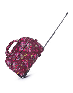 Tosca - SO LITE AIR5055-WB-K Onboard Wheel Bag - Wine Paisley