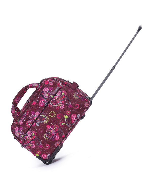 Tosca - SO LITE AIR5055-WB-K Onboard Wheel Bag - Wine Paisley