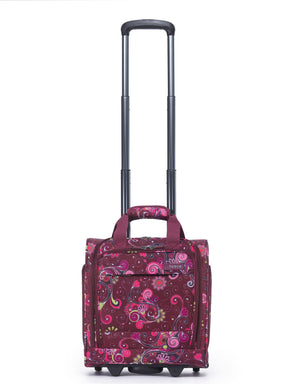 Tosca - SO LITE AIR5055-US-K Under-seat Trolley - Wine Paisley